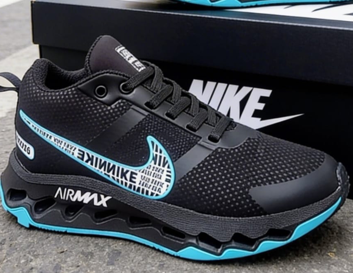 Tenis Nike Air2026 Negro Azul